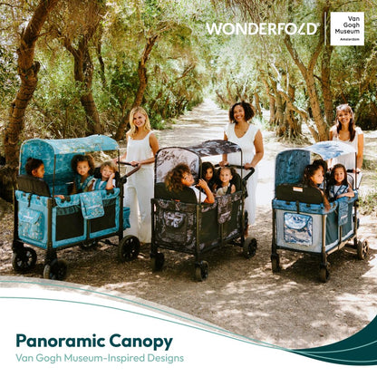 Flex Canopy - Stroller Wagon Canopy - UV Protection - Overhead Attachment & Stroller Wagon Sun Shade - Fits W4 OG - Black