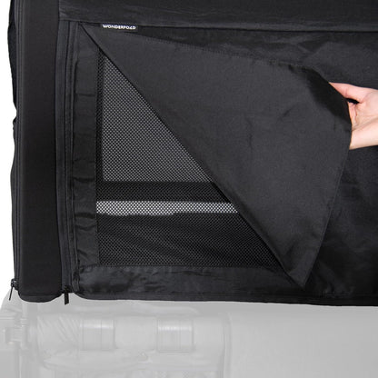 Flex Canopy - Stroller Wagon Canopy - UV Protection - Overhead Attachment & Stroller Wagon Sun Shade - Fits W4 OG - Black