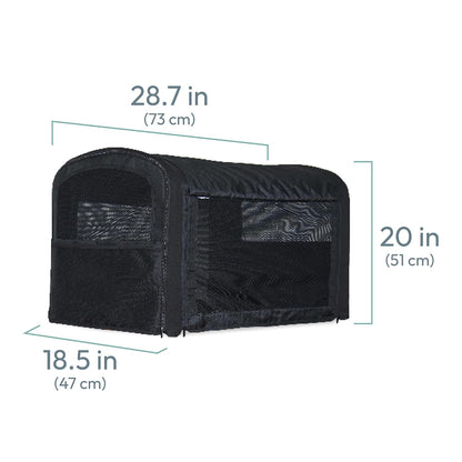 Flex Canopy - Stroller Wagon Canopy - UV Protection - Overhead Attachment & Stroller Wagon Sun Shade - Fits W4 OG - Black