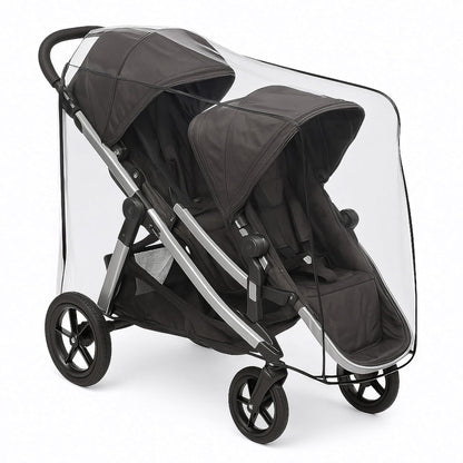 Rain and Wind Cover for Baby Jogger City Select Double Stroller (Stroller not Included) Made in USA
