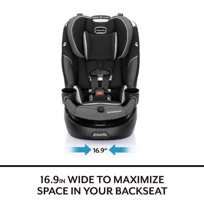 Gold Revolve360 Slim 2-in-1 Rotational Car Seat with SensorSafe (Obsidian Black)