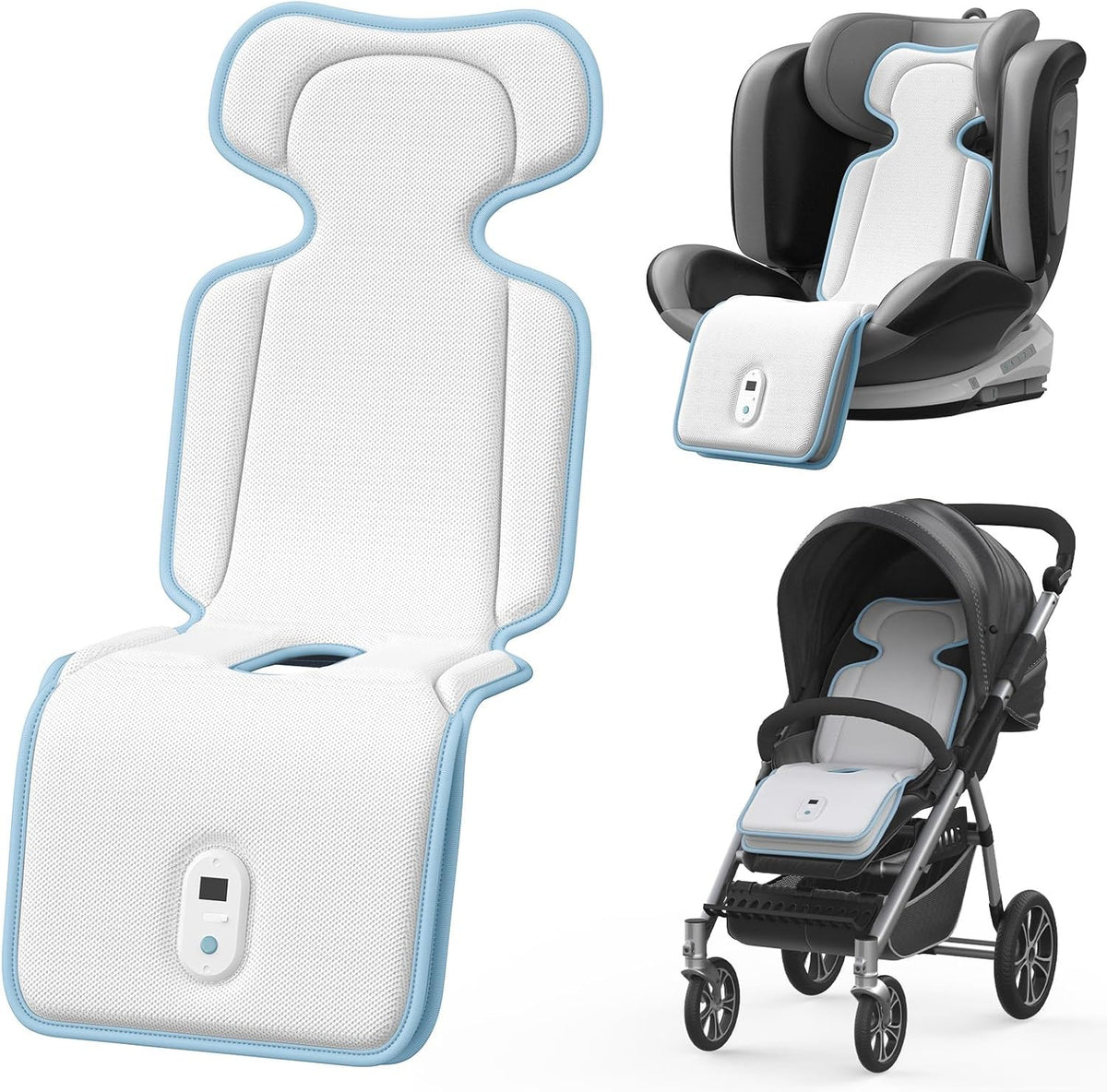 Baby Stroller Cooling Pad, 3D Breathable Carseat Cooling Pad