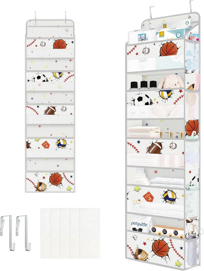 3D Ball Over the Door Organizer Diaper Toy Nursery Hanging Shelf