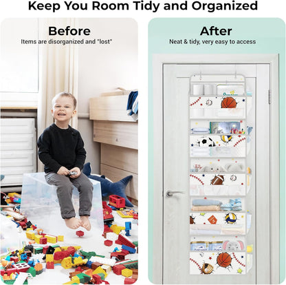 3D Ball Over the Door Organizer Diaper Toy Nursery Hanging Shelf