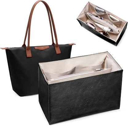 Purse Organizer Insert, Structured Tote Bag Organizer for Longchamp Bags