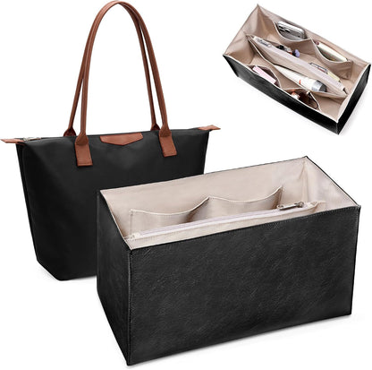 Purse Organizer Insert, Structured Tote Bag Organizer for Longchamp Bags