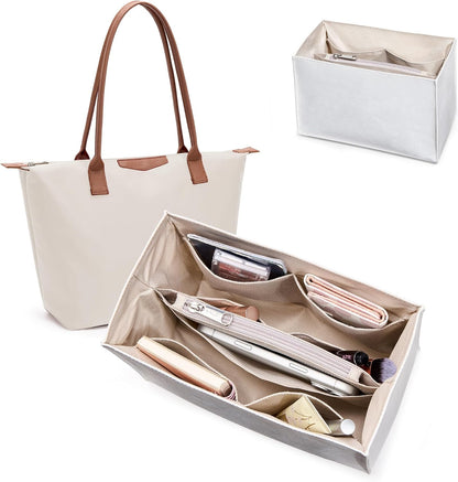 Purse Organizer Insert, Structured Tote Bag Organizer for Longchamp Bags