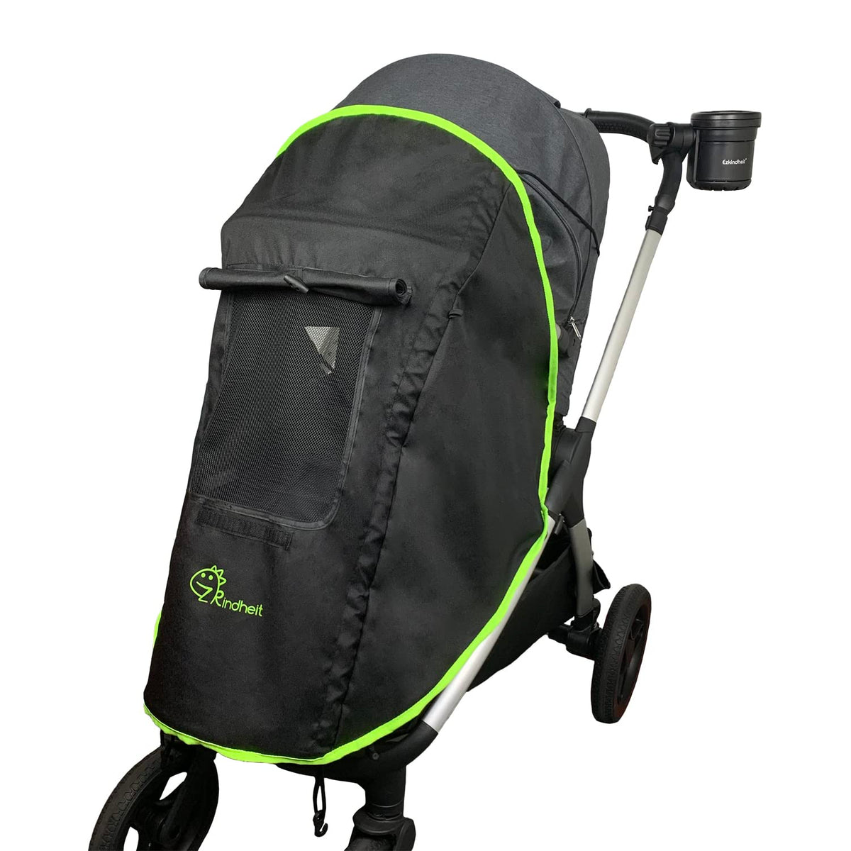 Universal Sun Shade and Mosquito Shield for Strollers – Baby Stroller Accessories – Blackout Cover Accessory and Visor for Boys and Girls – Versatile Stroller Attachment & Protector