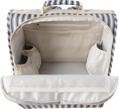 ALLCAMP Diaper Backpack, Waterproof Large Capacity Baby Bag, Multi-Function Nappy Bag with Stroller Hooks, Convertible Tote