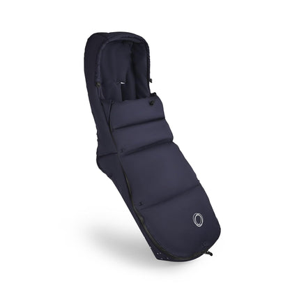 Performance Winter Footmuff–Thermolite® Insulated, Water-Repellent Stroller Footmuff with Removable Insert, Adjustable Hood, Reflective Details – Fits All Strollers - Heritage Black