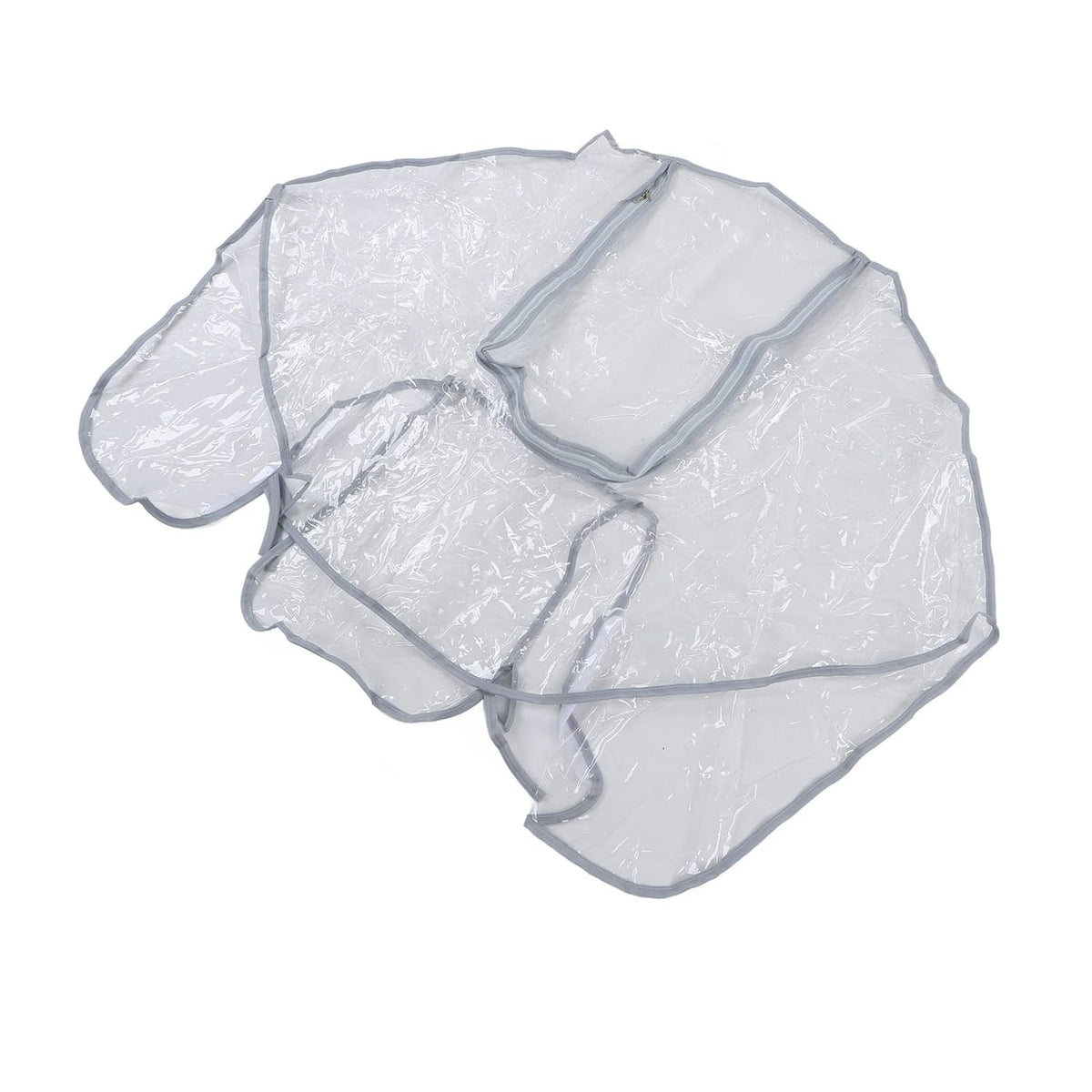 Stroller Rain Cover, Universal, EVA Material, Transparent Window, Breathable Mesh Vents, Weather Protection