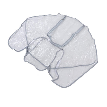 Stroller Rain Cover, Universal, EVA Material, Transparent Window, Breathable Mesh Vents, Weather Protection