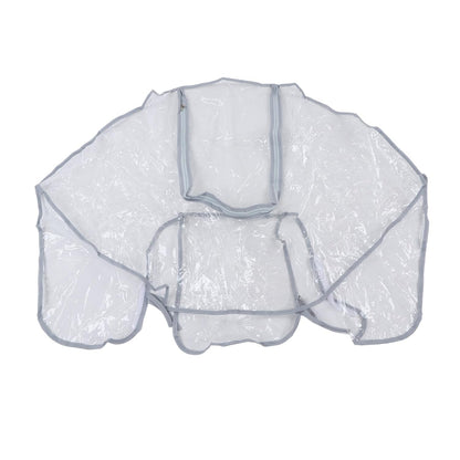 Stroller Rain Cover, Universal, EVA Material, Transparent Window, Breathable Mesh Vents, Weather Protection