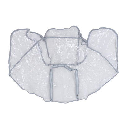 Stroller Rain Cover, Universal, EVA Material, Transparent Window, Breathable Mesh Vents, Weather Protection