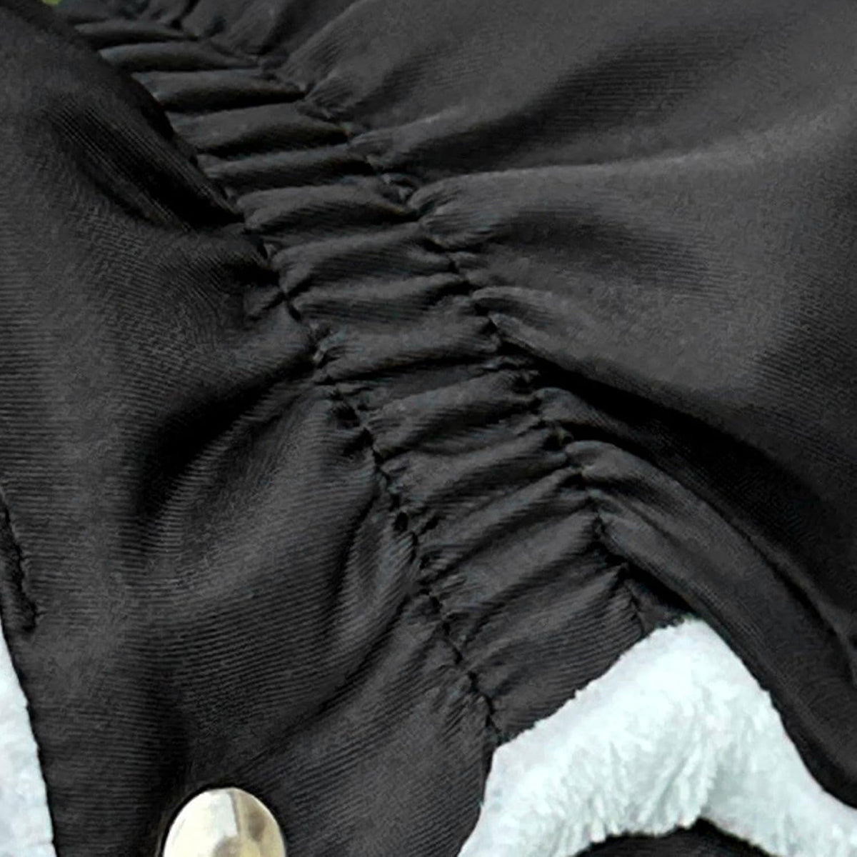 Hand Muff Winter Gloves (2Pcs) - Universal Size, Windproof Hand Warmer with Snap Button Closure