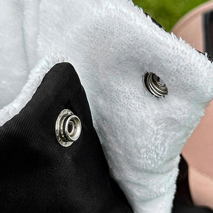 Hand Muff Winter Gloves (2Pcs) - Universal Size, Windproof Hand Warmer with Snap Button Closure