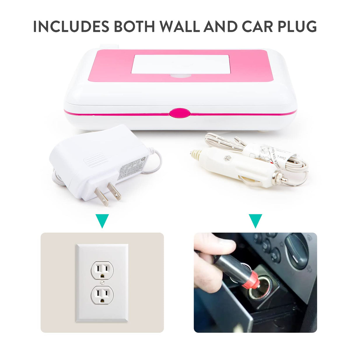 Compact Wipes Warmer, Grey
