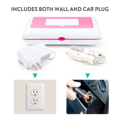 Compact Wipes Warmer, Grey