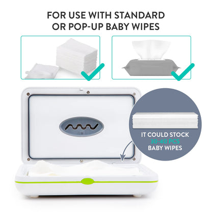 Compact Wipes Warmer, Grey