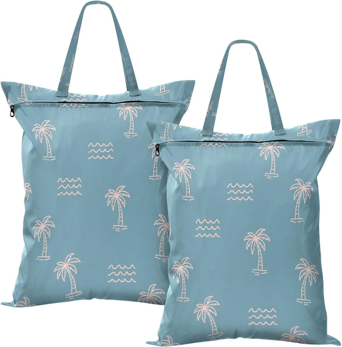 Palm Wave Waterproof Travel Laundry Bag Washable Pack of 2