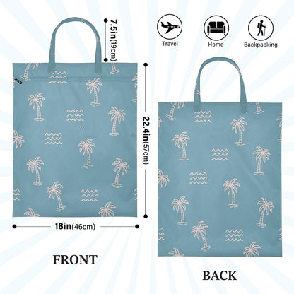 Palm Wave Waterproof Travel Laundry Bag Washable Pack of 2