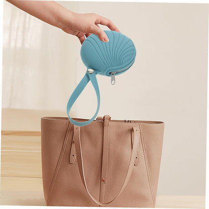 Silicone Pacifier Storage Bag Portable Holder Case Travel-Friendly Closure