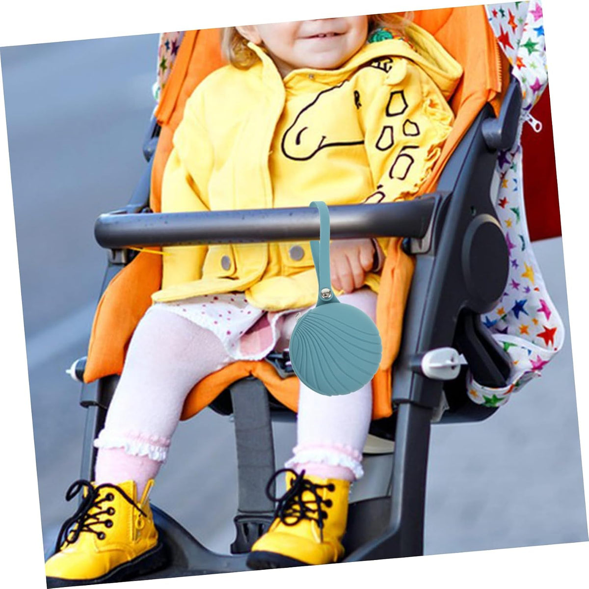 Silicone Pacifier Storage Bag Portable Holder Case Travel-Friendly Closure