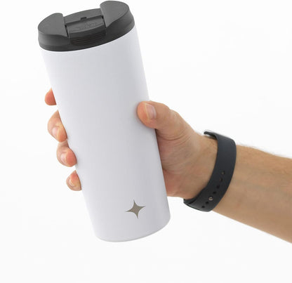 Triple Insulated 20oz Tumbler with Lid and Straw (2 Each) Vacuum Double Wall Stainless Steel Tumbler, Copper Lined for 12Hr Hold/Cold Drinks. Leakproof Water Bottle, Tea or Iced Coffee Cup