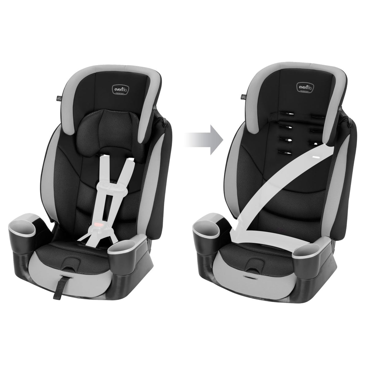 Maestro Sport Booster Car Seat (Granite Gray)