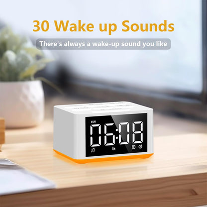 Portable Sound Machine Small Mini White Noise Machine Brown Noise 30 Soothing Sounds Rechargeable Speaker Block Noise 4 Memory Function Natural Baby Adults Kids for Travel Office Privacy Improve Sleep