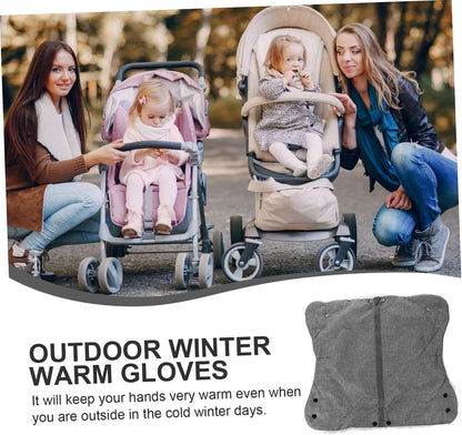 Stroller Gloves Hand Muff for Stroller Anti-Freeze Gloves Warm Stroller Hand Muff Stroller Accessories