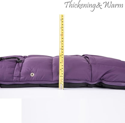 Stroller Footmuff - Universal Winter Thicken Bunting Sleeping Bag, Water Repellent Cover, Shearing Blanket, Fits All Pushchair/Pram/Car Seats with Warm Hand Gloves/Warmmuffs