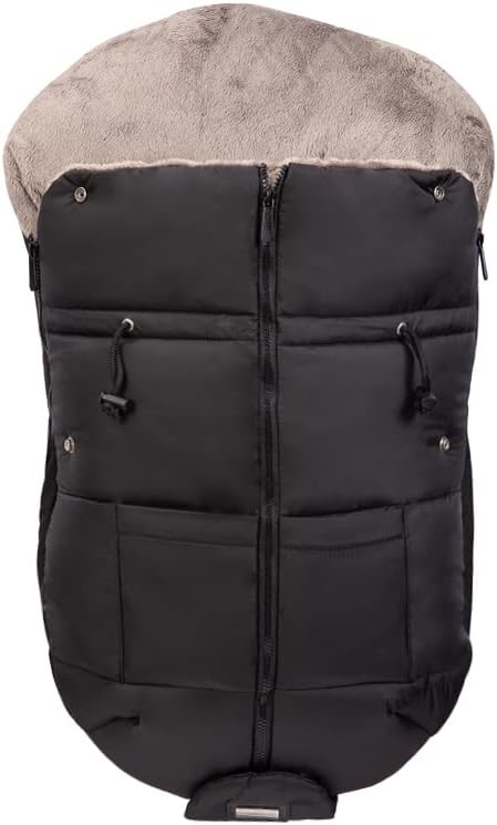 Stroller Footmuff - Universal Winter Thicken Bunting Sleeping Bag, Water Repellent Cover, Shearing Blanket, Fits All Pushchair/Pram/Car Seats with Warm Hand Gloves/Warmmuffs
