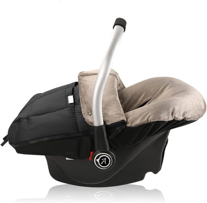 Stroller Footmuff - Universal Winter Thicken Bunting Sleeping Bag, Water Repellent Cover, Shearing Blanket, Fits All Pushchair/Pram/Car Seats with Warm Hand Gloves/Warmmuffs