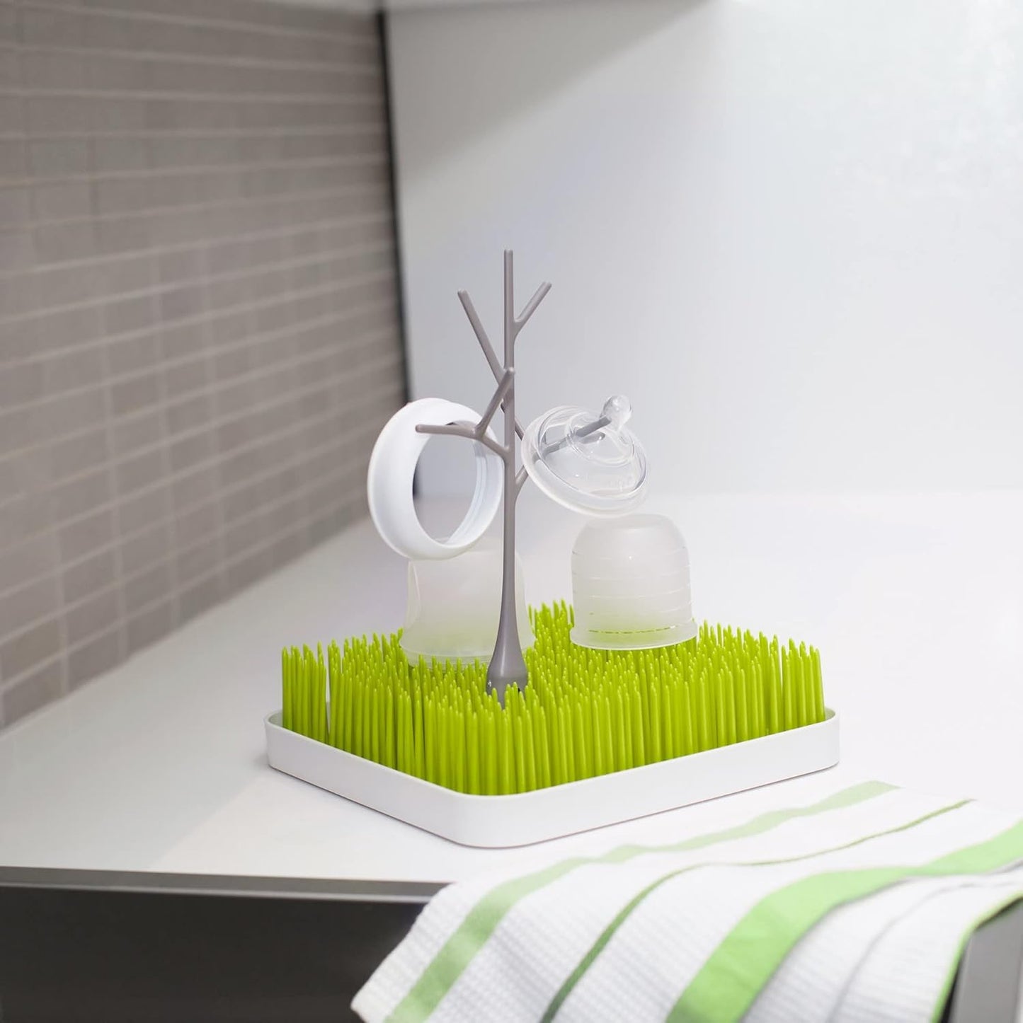 Twig Baby Bottle Drying Rack Accessories - Space Saving Baby Accessories for Baby Bottle-Feeding Supplies - Bottle Rack Dryer Attachments for Baby Bottle Storage - 2 Count