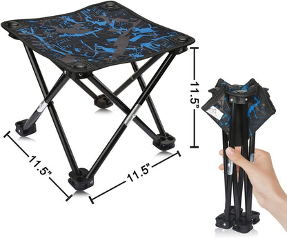 Folding Camping Stool Portable Chair for Fishing Hiking Camping and Beach