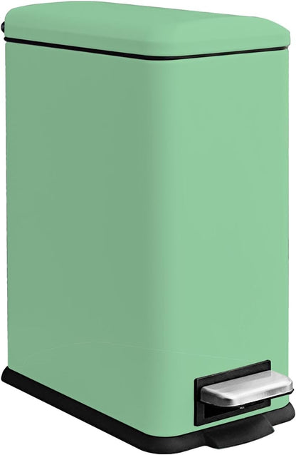 Diaper Pail, Baby Diaper Trash Can, Pink Garbage Pail with Lid