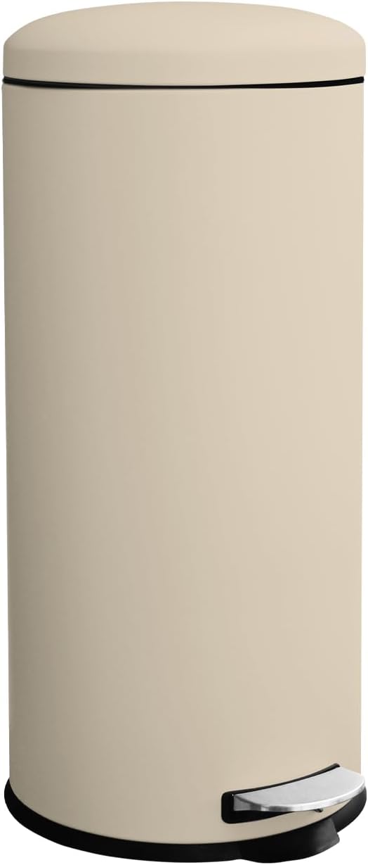 Diaper Pail, Baby Diaper Trash Can, Pink Garbage Pail with Lid