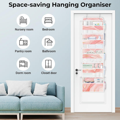 Marble Over the Door Organizer Diaper Toy Nursery Hanging Shelf