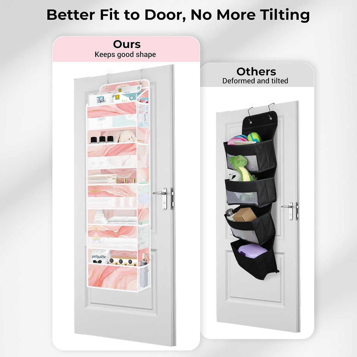 Marble Over the Door Organizer Diaper Toy Nursery Hanging Shelf