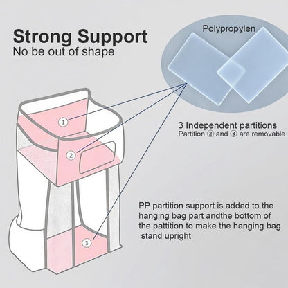 Diaper Organizer for Changing Table - Hanging Diaper Caddy - Crib Organizer