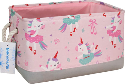Rectangular Thick Storage Bin Organizer for Closet Kitchen Office Navy Toys