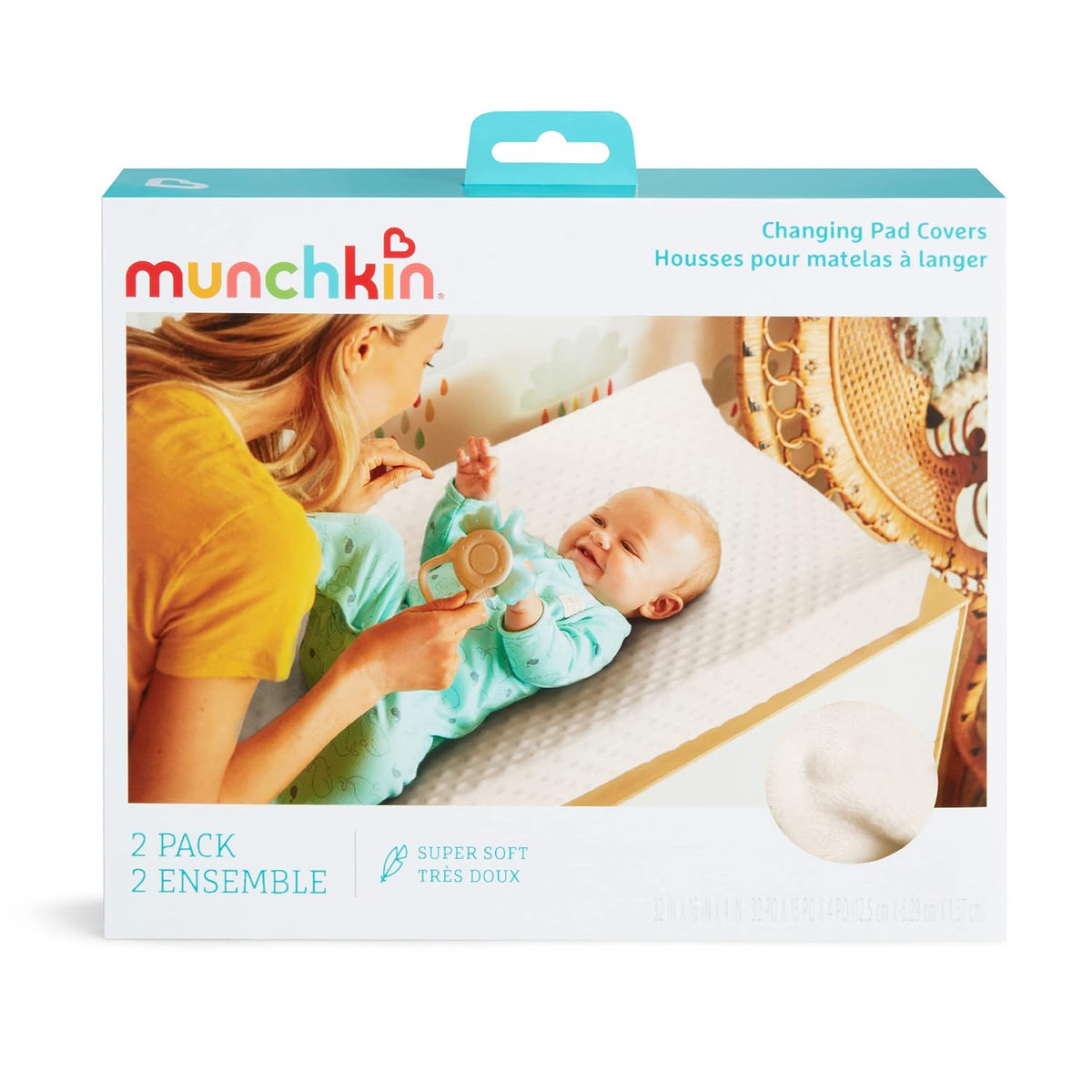 ® Secure Grip Waterproof Baby Changing Pad, 14.75 x 31, White