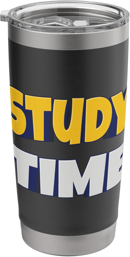 Study Time – Focus, Learn, Succeed. Stainless Steel Insulated Tumbler