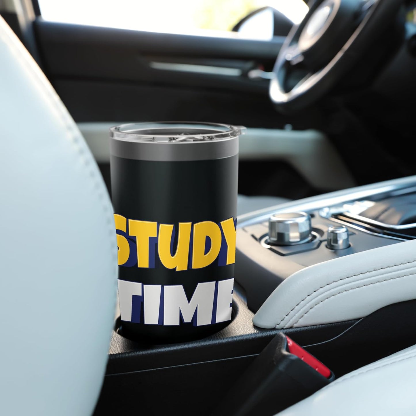 Study Time – Focus, Learn, Succeed. Stainless Steel Insulated Tumbler
