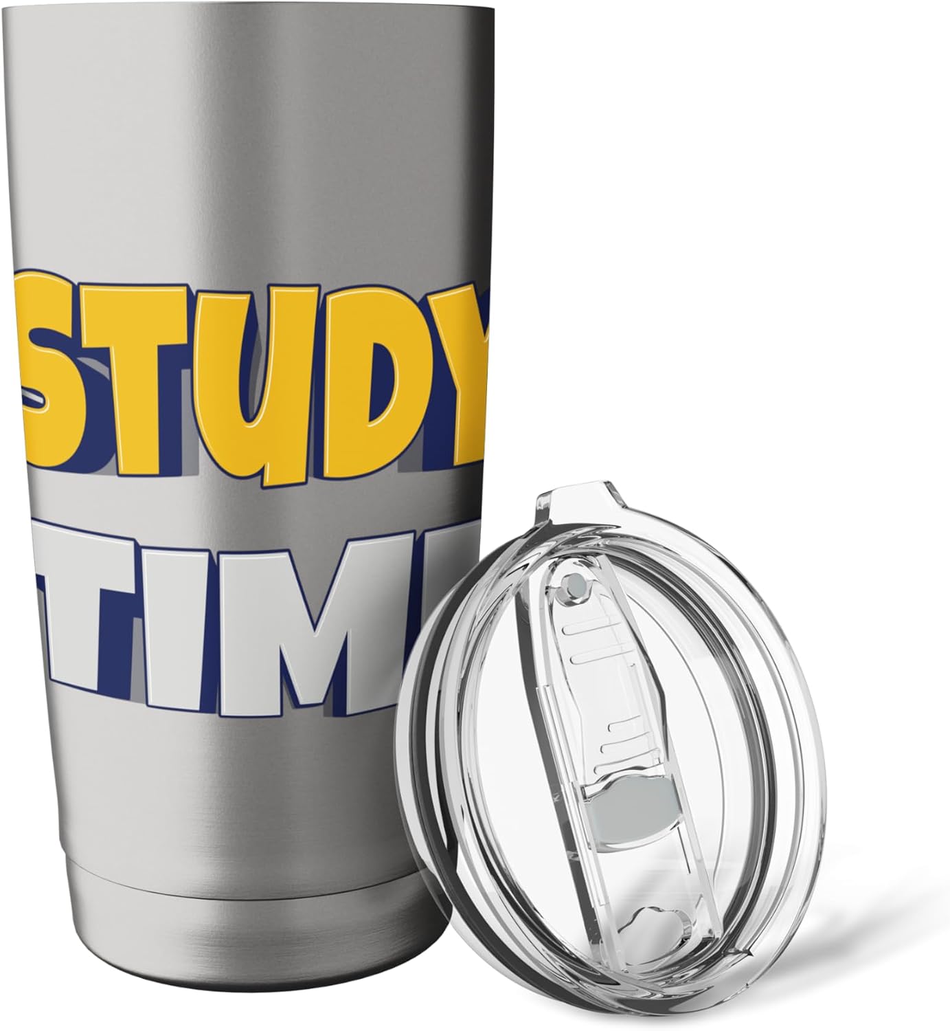 Study Time – Focus, Learn, Succeed. Stainless Steel Insulated Tumbler