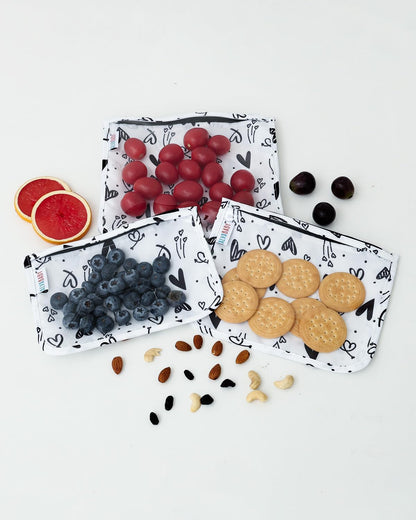 ALVA 3pcs Mess-Proof Travel Pouches | TSA Approved Toiletry Bag | Makeup Bag