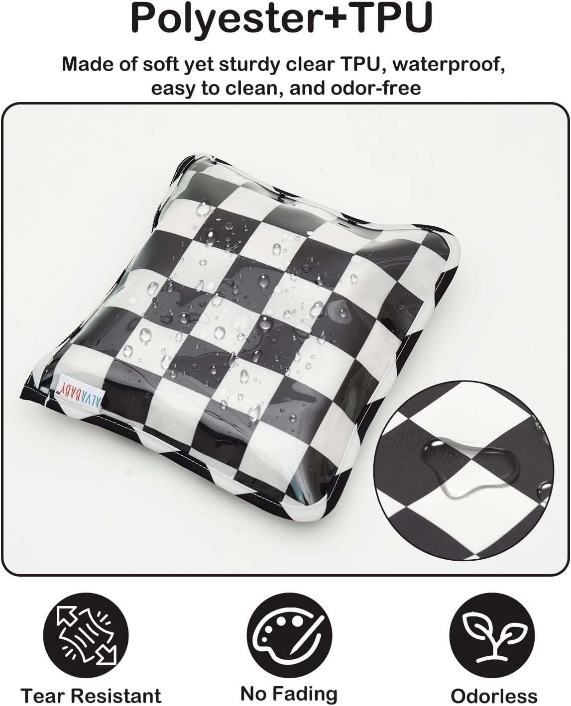 ALVA 3pcs Mess-Proof Travel Pouches | TSA Approved Toiletry Bag | Makeup Bag