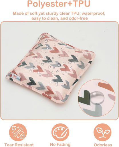 ALVA 3pcs Mess-Proof Travel Pouches | TSA Approved Toiletry Bag | Makeup Bag
