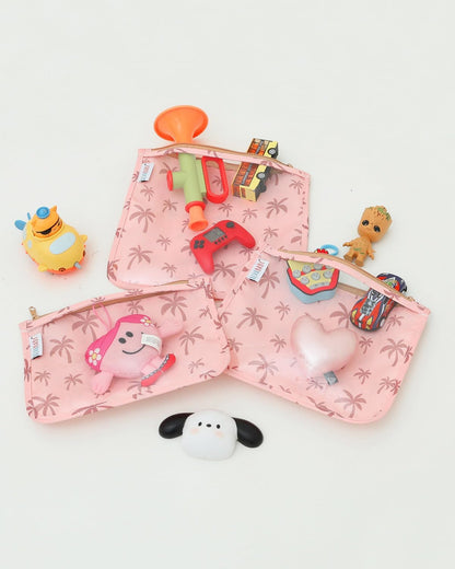 ALVA 3pcs Mess-Proof Travel Pouches | TSA Approved Toiletry Bag | Makeup Bag